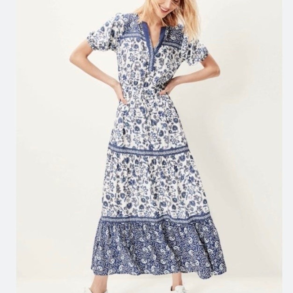 GAP Floral Tiered Maxi Dress